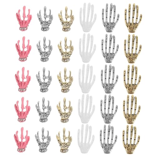 WRITWAA Halloween Nail Charms Metall Nageldekorationen DIY Nagelaccessoires für Maniküre Festliche Nagelkunst Zubehör WRITWAA Halloween Nail Charms Metall Nageldekorationen DIY Nagelaccessoires für Maniküre Festliche Nagelkunst Zubehör von WRITWAA