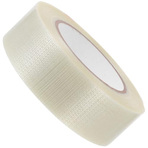 WRITWAA Hochklebendes Glasfaserband Transparent Langlebig Selbstklebend Vielseitig für Trockenbau Reparatur Verpackung und Abdichtung mit Starker Haftung von WRITWAA