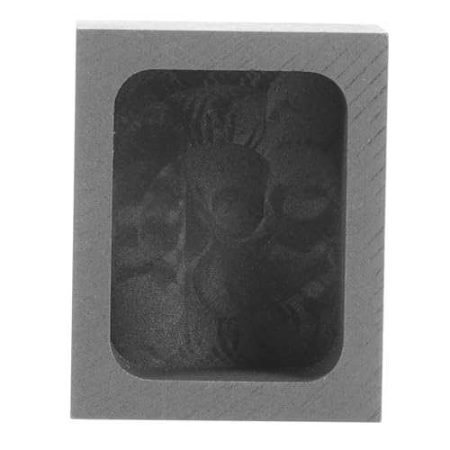 WRITWAA Hochreine Graphit Ingotschmelzform Gießform Metallgießen Schmuckherstellung Hitzebeständig Effiziente Wärmeleitung für Gold Silber Kupfer Messing von WRITWAA