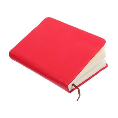 WRITWAA Kleines Rotes Pocket notizbuch mit Weicher Oberfläche Praktischer Schreibblock für Büro Schule und Zuhause Vielseitiger Terminplaner und Persönliches Memo für Unterwegs von WRITWAA