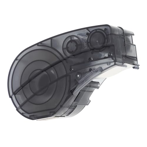 WRITWAA Kompatibles Nylon etikettenband Drucker Langlebiges Weißes Schriftband mit Schwarzer Schrift Einfach Bedienbar für Industrie Lager Versand und Einzelhandel von WRITWAA