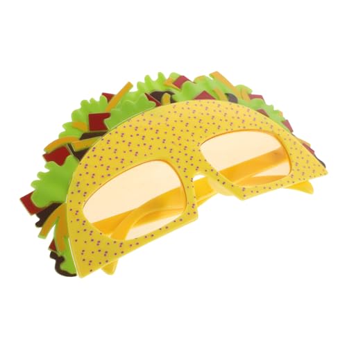 WRITWAA Kreative Sandwich Sonnenbrille für Partys Leicht für Fotoautomaten Kostümpartys Langlebige Farben Erwachsene Vielseitiges Partyzubehör WRITWAA Kreative Sandwich Sonnenbrille für Partys Leicht für Fotoautomaten Kostümpartys Langlebige Farben Erwachsene Vielseitiges Partyzubehör von WRITWAA