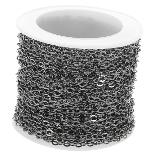 WRITWAA Kupfer Schmuckkette O förmige Flache DIY Metallkette für Schmuckherstellung Kleidung und Taschen Langlebige Farbbeständige Bastelkette für Kreative Anhänger und Accessoires WRITWAA Kupfer Schmuckkette O förmige Flache DIY Metallkette für Schmuckherstellung Kleidung und Taschen Langlebige Farbbeständige Bastelkette für Kreative Anhänger und Accessoires von WRITWAA