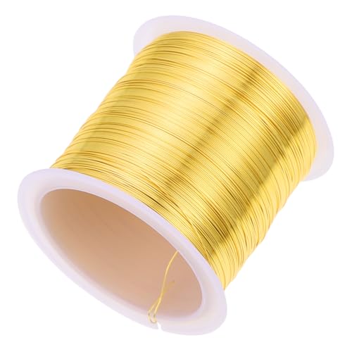 WRITWAA Kupferdraht Gauge Schmuckdraht Biegsam Rostfrei für DIY Perlen Auffädeln Handwerk Blumenbindedraht Vielseitig für Schmuckherstellung und Basteln von WRITWAA