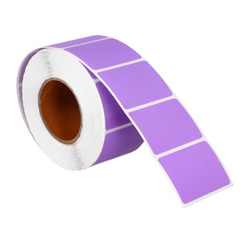 WRITWAA Mattes Farbiges Selbstklebendes Thermoetikettenpapier Wasser Schmutzabweisend Bedruckbar für Etikettendrucker zum Markieren Organisieren Beschriften von WRITWAA