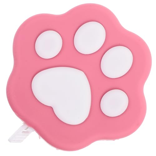 WRITWAA Mini Maßband Katze Pfotenform Tragbares Flexibles Maßband für Körpermaße Wie und Hüfte Praktisches Kleines Schneidemaßband für Kleidung und Nähen Zufällige Farbe Zufällige Farbe von WRITWAA