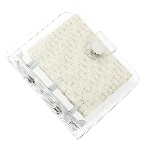 WRITWAA Mini Notizbuch Transparent Tragbarer Kleiner Ringbuchordner für Design Lose für Notizen Journale Büro und Schule WRITWAA Mini Notizbuch Transparent Tragbarer Kleiner Ringbuchordner für Design Lose für Notizen Journale Büro und Schule von WRITWAA