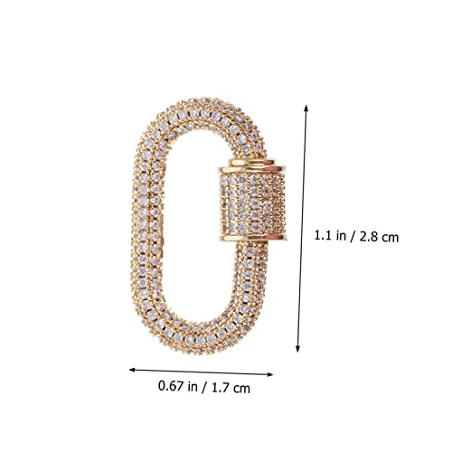 WRITWAA Multi funktionaler Schmuckverschluss Halskettenverbinder Langlebiger DIY Schmuckverschluss für Frauen Vielseitig Einsetzbar zum Schmuckherstellung und Reparatur WRITWAA Multi funktionaler Schmuckverschluss Halskettenverbinder Langlebiger DIY Schmuckverschluss für Frauen Vielseitig Einsetzbar zum Schmuckherstellung und Reparatur von WRITWAA