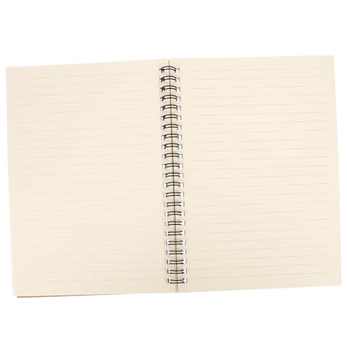 WRITWAA Persönliches Notizbuch College-liniertes Notizbuch Spiralblock Spulen Notizblock Mini-notizbuch Spiral- Breites Liniertes Spiralnotizbuch Klein Brown Papier von WRITWAA