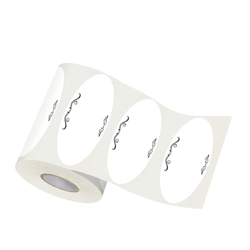 WRITWAA Selbstklebende Konservenetiketten Permanent Haftend für Lebensmittel Geschenkverpackungen und DIY kennzeichnung Einfach zu Kleben und Rückstandsfrei Entfernen von WRITWAA