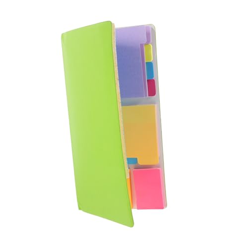 WRITWAA Selbstklebende Memo Pads Farbige Haftnotizen für Büro und Schule Tragbares Notizblock mit Reißbaren Klebezetteln Praktisches Organisationshilfsmittel für Einfache Kategorisierung von WRITWAA