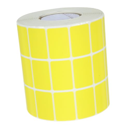 WRITWAA Selbstklebende Rechteckige Farbetiketten Vielseitige Versand Größenaufkleber Oberfläche Bedruckbar zum Beschriften und Organisieren Zufällige Farbe Zufällige Farbe von WRITWAA