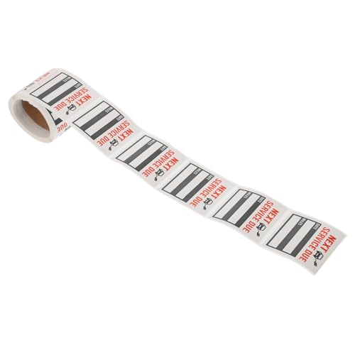 WRITWAA Service Reminder Labels Auto Ölwechsel Aufkleber Schwarz Auto Fenster Klebeetiketten für Wartung und Inspektion von WRITWAA