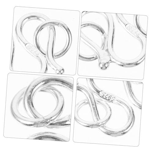 WRITWAA Silber Verschluss für Halsketten und Armbänder Langlebiger Einfach zu Installierender Schmuckverbinder für DIY Schmuckherstellung Glatte Oberfläche Sicher und Praktisch Geeignet WRITWAA Silber Verschluss für Halsketten und Armbänder Langlebiger Einfach zu Installierender Schmuckverbinder für DIY Schmuckherstellung Glatte Oberfläche Sicher und Praktisch Geeignet von WRITWAA