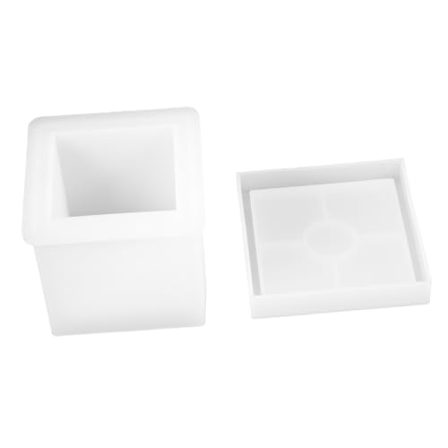 WRITWAA Silikon Blumentopf Gießform mit Untersetzer DIY Pflanzkübel Form Leicht Langlebig Glatte Oberfläche für Heimdekoration und Kreative Bastelprojekte von WRITWAA