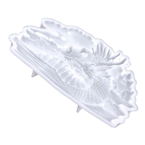 WRITWAA Silikonform Drachenkopf Flexibel Langlebig Epoxidharz Gießform DIY Wanddeko Halbrund Weiße Silikon Gussform für Handgemachte Anhänger und Kreative Bastelprojekte WRITWAA Silikonform Drachenkopf Flexibel Langlebig Epoxidharz Gießform DIY Wanddeko Halbrund Weiße Silikon Gussform für Handgemachte Anhänger und Kreative Bastelprojekte von WRITWAA