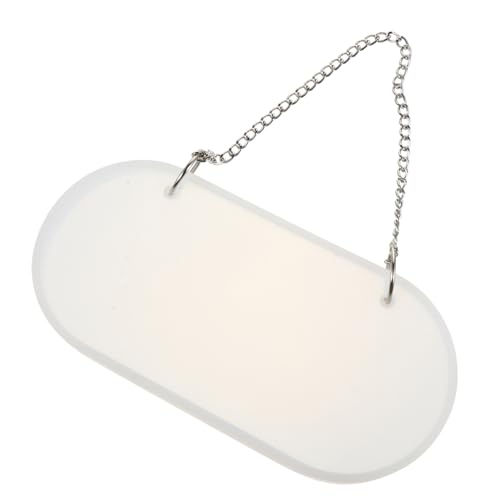 WRITWAA Silikonform Oval für Epoxidharz DIY Türschild Gießform Wiederverwendbar Weich Flexibel für Handgemachte Dekoration mit Glatter Oberfläche von WRITWAA