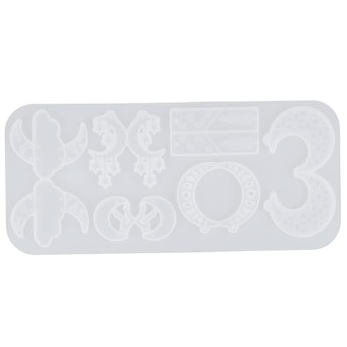 WRITWAA Silikonform Schmuckanhänger Mondform DIY Gießform für Ohrringe und Anhänger Wiederverwendbar Antihaftbeschichtet Leicht zu Reinigen für Epoxidharz und Bastelbedarf WRITWAA Silikonform Schmuckanhänger Mondform DIY Gießform für Ohrringe und Anhänger Wiederverwendbar Antihaftbeschichtet Leicht zu Reinigen für Epoxidharz und Bastelbedarf von WRITWAA