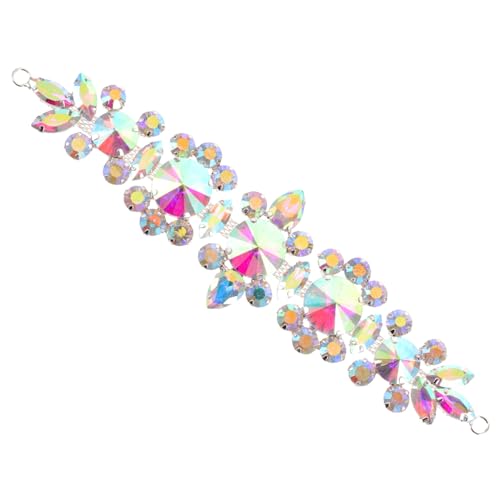 WRITWAA Strass Applikation Hochzeit Gürtel Taillengürtel Glitzernde DIY Dekoration für Brautkleider Taschen Schuhe Handgefertigte Patches für Kleidung Vielseitig und Modisch von WRITWAA