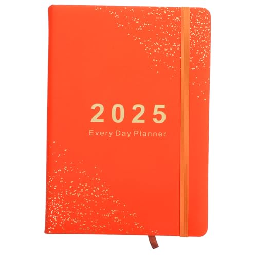 WRITWAA Tagesplaner Klein Robuster Englischer Kalender Notizbuch mit Glattem Papier für Sauberes Schreiben Eleganter Täglicher Organizer Kompakter Planer für Effiziente Terminplanung von WRITWAA