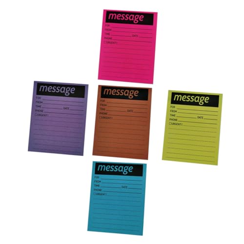 WRITWAA Teiliges Bunte Fluoreszierende Haftnotizen mit Starkem Selbstklebendem Rückseitenmaterial Multifunktionale Notizblöcke für Haushalt und Büro Wiederablösbar und Tragbar für von WRITWAA
