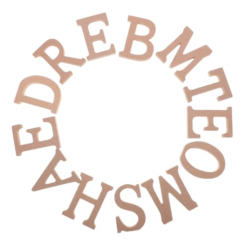 WRITWAA Teiliges Holzbuchstaben aus Schwarzem Walnussholz Rustikale Freistehende Dekoration für Bar Tisch und Wand Diy-holzbuchstaben für Haus Bürogestaltung von WRITWAA