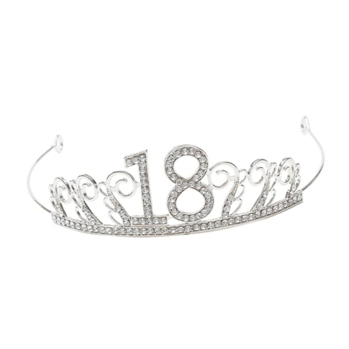 WRITWAA Tiara für Kuchen party decoration party dekoration Geburtstagskronendekoration 1 birthday cake decoration Kuchendekoration Hochzeit kristall kuchen Silver WRITWAA Tiara für Kuchen party decoration party dekoration Geburtstagskronendekoration 1 birthday cake decoration Kuchendekoration Hochzeit kristall kuchen Silver von WRITWAA