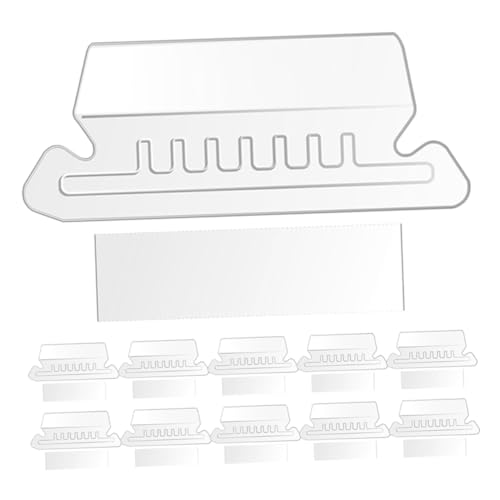 WRITWAA Transparente Hängende Datei registerkarten aus PVC mit Beschriftbaren Etiketten Leicht Handlich und Portable Ordner zubehör für Effiziente Ablage und Dokumentenorganisation von WRITWAA