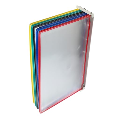 WRITWAA Wandhängender Aktenordner aus Robustem Material Bunter Wand organizer für Büro Schule Zuhause zur Übersichtlichen Aufbewahrung von Dokumenten und Zeitschriften von WRITWAA