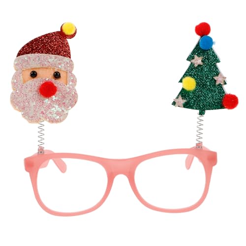 WRITWAA Weihnachtliche Kostümbrille mit Leuchtendem Rahmen Bunte Cold Light Gläser für Weihnachtsfeier Leichte Partybrille für Erwachsene Festliche Deko und Weihnachtskostüm Zubehör WRITWAA Weihnachtliche Kostümbrille mit Leuchtendem Rahmen Bunte Cold Light Gläser für Weihnachtsfeier Leichte Partybrille für Erwachsene Festliche Deko und Weihnachtskostüm Zubehör von WRITWAA