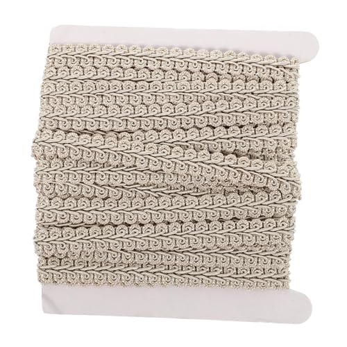 WRITWAA Wellenförmiges Polyester bortenband DIY Spitzenband für Vorhang Kleidungsdekoration Vielseitig Einsetzbar für Heim Handwerksprojekte Einfache Verarbeitung Kreatives Design von WRITWAA