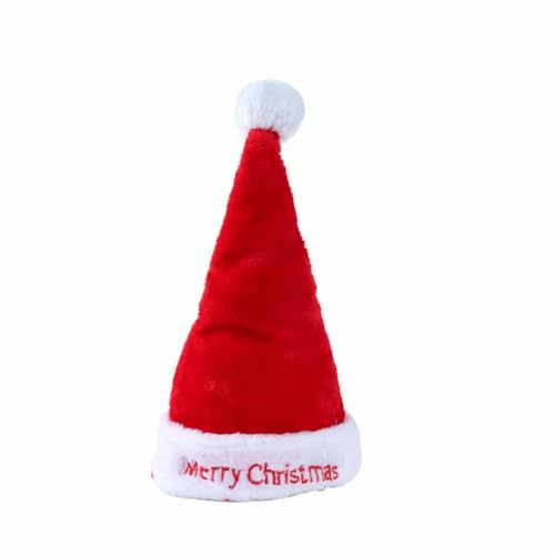 Weihnachtsmütze für Erwachsene und Kinder, Vliesstoff, Weihnachtsmann, Weihnachtsmütze, Frohe Weihnachten, Neujahr, Party, Festival, Dekoration, Geschenke, Stil 1 Weihnachtsmütze für Erwachsene und Kinder, Vliesstoff, Weihnachtsmann, Weihnachtsmütze, Frohe Weihnachten, Neujahr, Party, Festival, Dekoration, Geschenke, Stil 1 von WRJLIN
