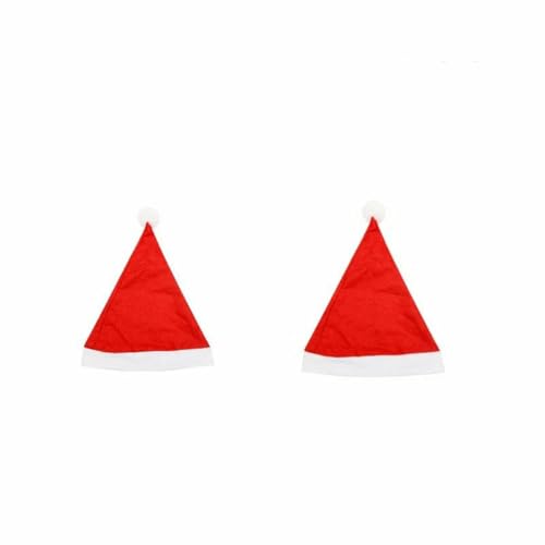 Weihnachtsmützen für Erwachsene und Kinder, Vliesstoff, Weihnachtsmann, Weihnachtsmütze, Mütze, Mütze, Frohe Weihnachten, Neujahr, Party, Festival, Dekoration, Geschenke, Kinder, 2 Stück Weihnachtsmützen für Erwachsene und Kinder, Vliesstoff, Weihnachtsmann, Weihnachtsmütze, Mütze, Mütze, Frohe Weihnachten, Neujahr, Party, Festival, Dekoration, Geschenke, Kinder, 2 Stück von WRJLIN