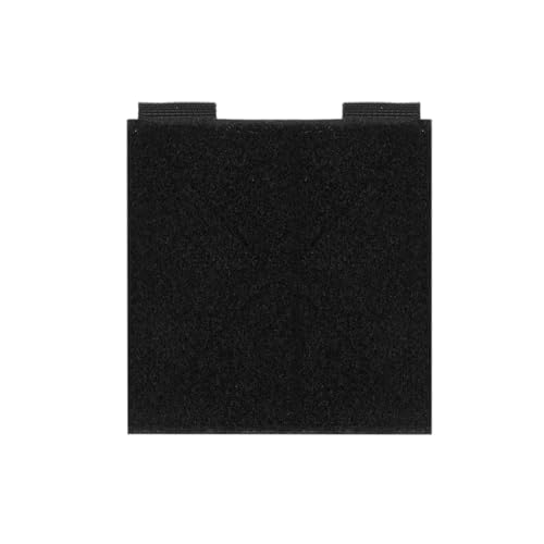Taktisches Patch-Board mit Klettverschluss, 10 cm x 10 cm, schwarz, MOLLE-Adapter-Patch-Panel, Militär-Armee-Patch-Adapter-Panel zur Anzeige von Abzeichen und Abzeichen (schwarz, 1 Stück) von WSHuayee