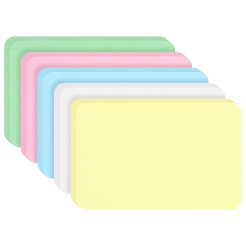 200 Stück Blanko Papier Karten, 8,5 x 5,5 cm Karteikarten Bunt Lernkarten Leere Karten zum Gestalten Visitenkarten Papier DIY Geschenkkarte Vokabelkarten Spielkarten (5 Farben) von WSICSE
