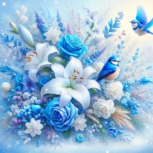 WSLWXSHM Blume Diamond Painting Erwachsene Set, 5D DIY Diamond Art Kits for Beginners Round Full Drill Diamond Painting for Home Wall Decoration Gift 30×30cm, Vogel WSLWXSHM Blume Diamond Painting Erwachsene Set, 5D DIY Diamond Art Kits for Beginners Round Full Drill Diamond Painting for Home Wall Decoration Gift 30×30cm, Vogel von WSLWXSHM
