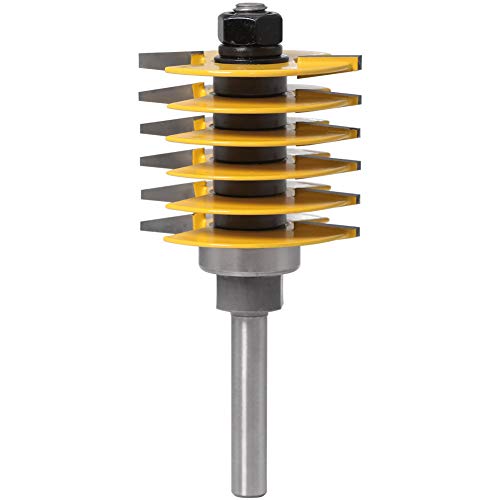 WSOOX Verstellbarer Fingergelenk-Fräser, 8mm Schaft, Hartmetall-Meißel-Bit, für Holzschneidemaschine Zapfenschneidemaschine WSOOX Verstellbarer Fingergelenk-Fräser, 8mm Schaft, Hartmetall-Meißel-Bit, für Holzschneidemaschine Zapfenschneidemaschine von WSOOX
