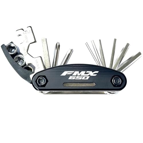 WSOPP Multifunktionales Motorrad Werkzeugset für BMW G310RR 2023 2024 G310GS G310R G310 G 310 R/RR Klappbares Schraubendreher CNC Aluminium Inbusschlüssel Set Reparaturwerkzeug,for FMX650 WSOPP Multifunktionales Motorrad Werkzeugset für BMW G310RR 2023 2024 G310GS G310R G310 G 310 R/RR Klappbares Schraubendreher CNC Aluminium Inbusschlüssel Set Reparaturwerkzeug,for FMX650 von WSOPP