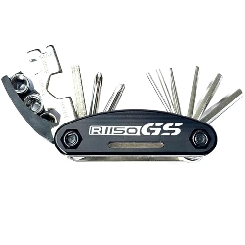 WSOPP Multifunktionales Motorrad Werkzeugset für BMW R1300GS R1200GS R1250GS Adventure R1150GS R1100GS R 1300 1250 1200 GS Klappbares Schraubendreher CNC Aluminium Inbusschlüssel Set,for R1150GS WSOPP Multifunktionales Motorrad Werkzeugset für BMW R1300GS R1200GS R1250GS Adventure R1150GS R1100GS R 1300 1250 1200 GS Klappbares Schraubendreher CNC Aluminium Inbusschlüssel Set,for R1150GS von WSOPP