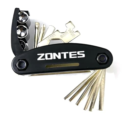 WSOPP Multifunktionales Motorrad Werkzeugset für Zontes Shengshi 310R 310X 310V ZT125 T310 350E 350D 350M 350R 350X GK350 ZT250 Klappbares Schraubendreher CNC Aluminium Inbusschlüssel Set WSOPP Multifunktionales Motorrad Werkzeugset für Zontes Shengshi 310R 310X 310V ZT125 T310 350E 350D 350M 350R 350X GK350 ZT250 Klappbares Schraubendreher CNC Aluminium Inbusschlüssel Set von WSOPP