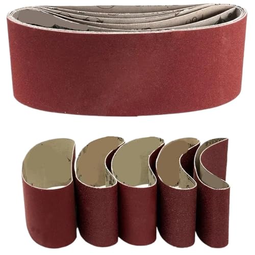 Schleifbänder 20 Stück Schleifbänder 75x457 mm gemischte Körnung 60 80 120 240 Elektrowerkzeugschleifer for Schleifen und Polieren von Leder, Metall und Holz Schleifbänder 20 Stück Schleifbänder 75x457 mm gemischte Körnung 60 80 120 240 Elektrowerkzeugschleifer for Schleifen und Polieren von Leder, Metall und Holz von WSQHAO