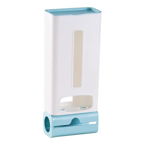 WSQHAO Müllbeutelspender 2 Stück Punch-Free Müllbeutel Aufbewahrungsbox Put Collector Wandmontage Küche Praktische Tasche Abnehmbare Sortierbox(Light Blue) von WSQHAO