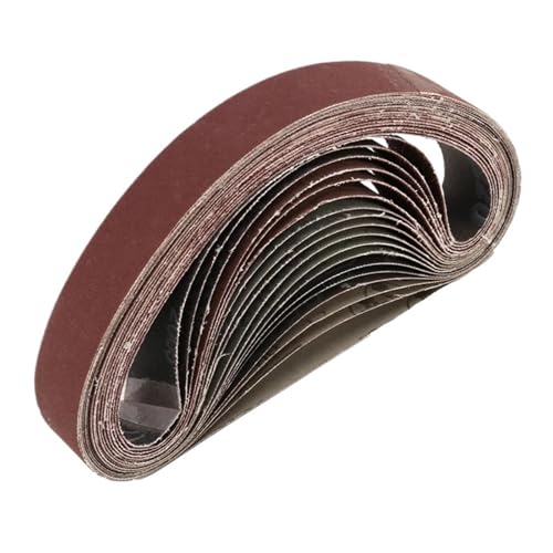 WSQHAO Schleifbänder 18-teiliges Schleifband, 533 x 30 mm, braun, Schleifband, Schleifbänder, gemischtes Set for Schleifen und Polieren von Holz und Weichmetall WSQHAO Schleifbänder 18-teiliges Schleifband, 533 x 30 mm, braun, Schleifband, Schleifbänder, gemischtes Set for Schleifen und Polieren von Holz und Weichmetall von WSQHAO