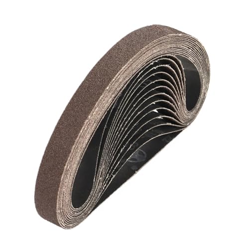 WSQHAO Schleifbänder 20 Pcs 20X520mm Schleifen Band Sander Zubehör Schleif for Metall Holz Möbel Schleifen(120) von WSQHAO