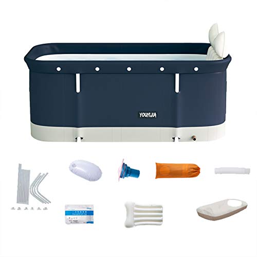 WSTERAO Mobile Badewanne Faltbare Badewanne, Erwachsene Klapp Badewanne aus PVC Dusche Mobile Badewanne Tragbare Familienbad Spa Haushaltsbadewanne mit Badzubehör WSTERAO Mobile Badewanne Faltbare Badewanne, Erwachsene Klapp Badewanne aus PVC Dusche Mobile Badewanne Tragbare Familienbad Spa Haushaltsbadewanne mit Badzubehör von WSTERAO