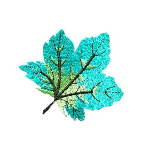 Bügelflicken 3 Stück Ahornblatt-Stickerei-Aufkleber, Stickerei-Aufnäher for Kleidung(Maple Leaf01) von WTAXBH