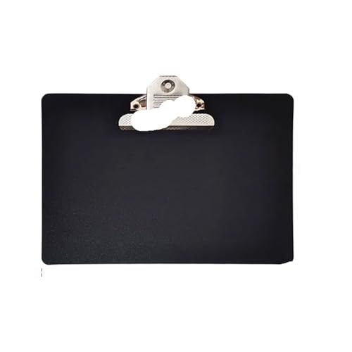 Klemmbrett A4 A5 Kunststoff Schwarz Zwischenablage Ordner Papier Ticket Rechnungen Dokument Datei Clip Wordpad Büro Schule Schreiben Zeichnung Pad Klemmbrett(A5 Horizon 15x22cm) von WTAXBH