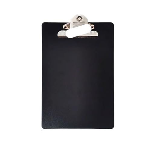 Klemmbrett A4 A5 Kunststoff Schwarz Zwischenablage Ordner Papier Ticket Rechnungen Dokument Datei Clip Wordpad Büro Schule Schreiben Zeichnung Pad Klemmbrett(A5 Vertical 15x22cm) von WTAXBH