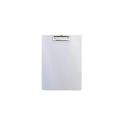 Klemmbrett A4-Büroordner aus Kunststoff, A5-Schreibtafel for Schülernotizen, A6-Unterschriftentafel, Klemmbrett, Tisch-Organizer, Ordner, Dokumente(Advanced Grey A4) von WTAXBH