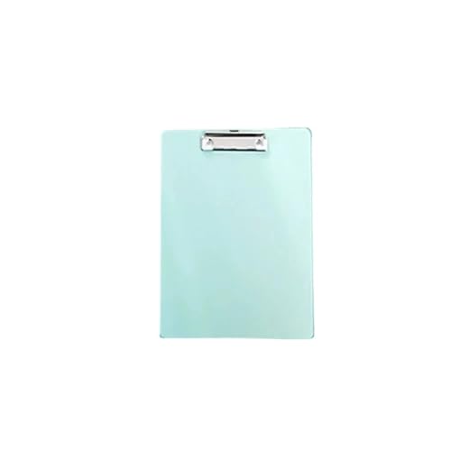 Klemmbrett A4-Büroordner aus Kunststoff, A5-Schreibtafel for Schülernotizen, A6-Unterschriftentafel, Klemmbrett, Tisch-Organizer, Ordner, Dokumente(Green A6) von WTAXBH